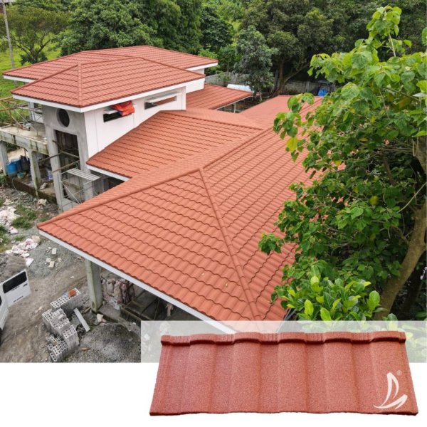 Top-Quality China Building Material Stone Coated Metal Roof Tile Roman Roofing Shingle