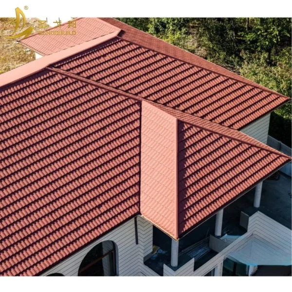 Top-Sale Aluminum Roofing Sheets Building Materials Customized Stone Coated Metal Roof Tiles