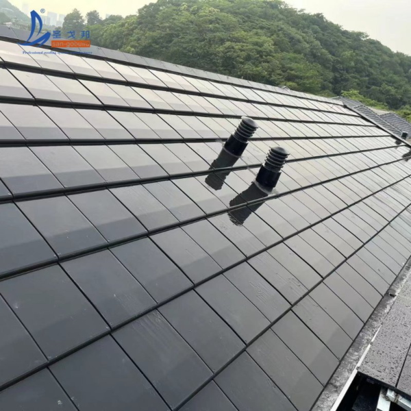Topcon Photovoltaic Solar Roof Tiles Blpv Roof Integrated 90W Solar Roof Shingles