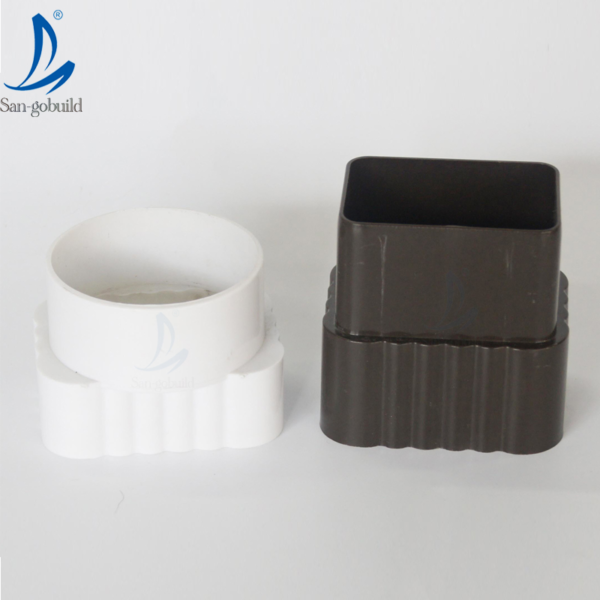 Trade Assurance Kenya 5.2&7 Inch Square /Half Round PVC Rain Gutter