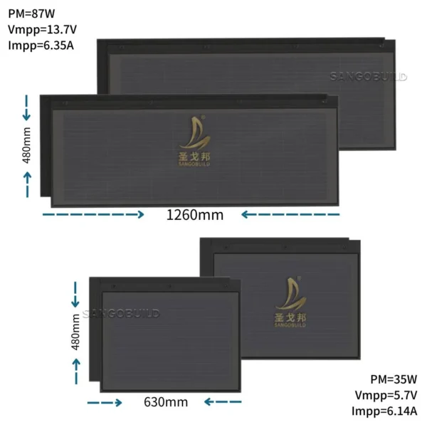 Tuc/ CCC Certificate Yingli Photovoltaic Combined Sangobuild Metal Roof Tile Real Solar Roof Tiles