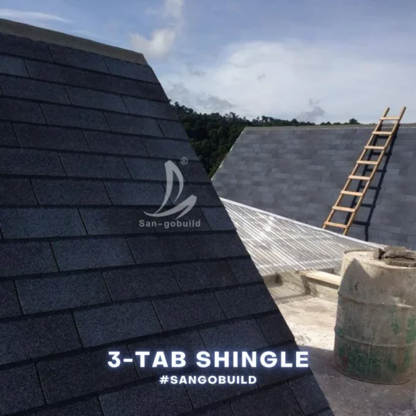 Turkmenistan Asphalt Shingle Roof Coating 3 Tab Roofing Laminated Shingles Afghanistanan Weatherwood Color Teja Asfltica