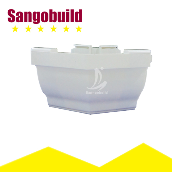 Uganda, Costa Rica, Kenya PVC Price Plastic Water Guttering Downspout Rain Gutters