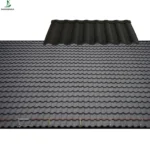 Ultra Durable 0.3-0.5mm Stone Chips Coated Metal Roof Tiles for Construction Material