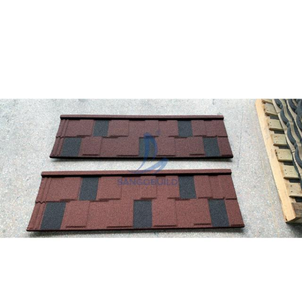 Unique Roofing Materials 5.2kg/M2 Lightweight Aluminum Zinc Steel Sheet Covered by Stone Chips