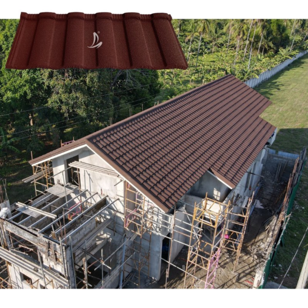 UV-Proof Anti-Fade Roofing Material Premium Quality Waterproof Stone Coated Metal Roof Tile
