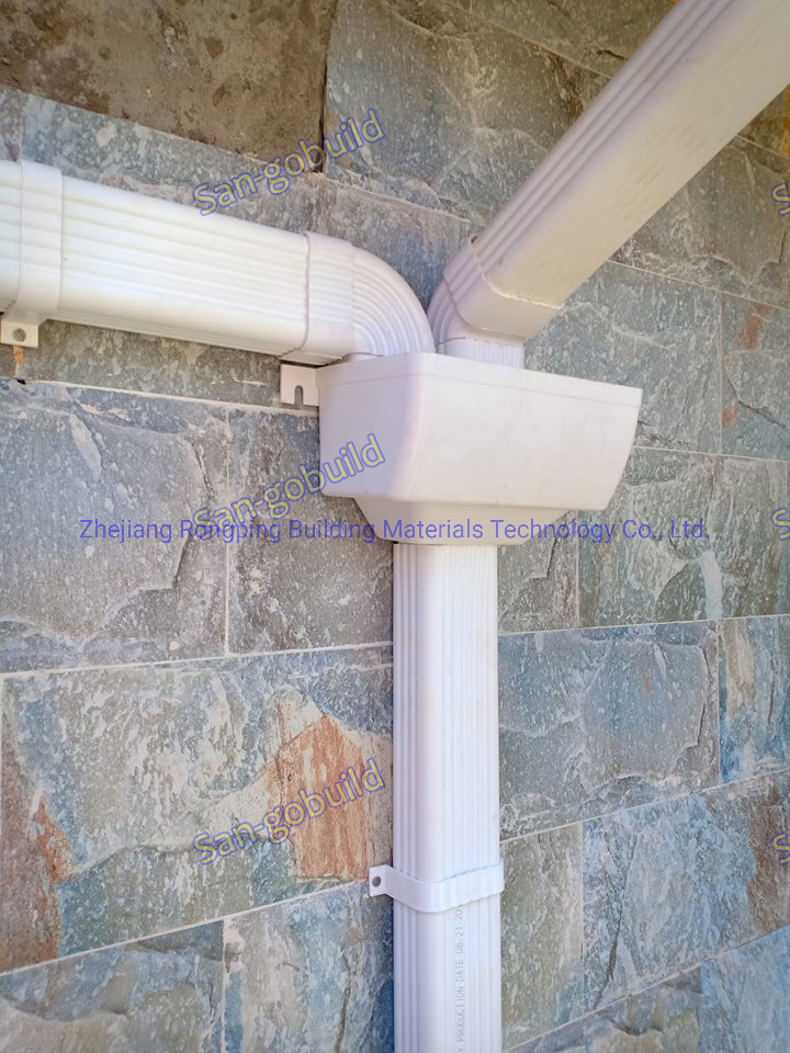 UV-Resistant Roof Drainage System PVC Roofing Material Rain Water Collecting Gutters and Downpipes UV-Resistant Roof Drainage System PVC Roofing Material Rain Water Collecting Gutters and Downpipes