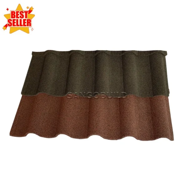 UV-Stabilized Stone Coatings Aluminum Zinc Steel Roofing Tile for Extended Lifespan