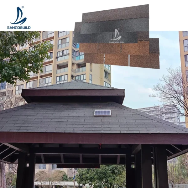 UV Stable Color Fade Proof Treated Sbs Modified Asphalt Roofing Shingles