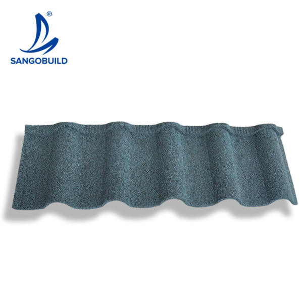 Various Shapes Stone Coated Metal Roof Tile Golan Roofing Shingles for Buildings