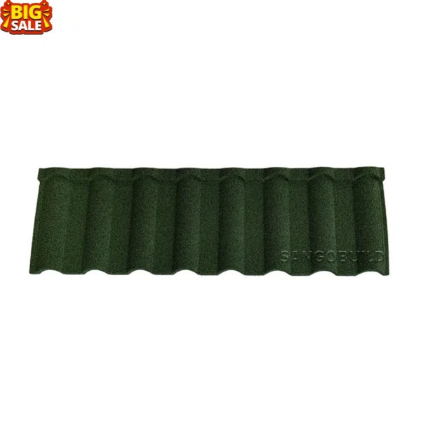 Versatile Milano Stone Coated Metal Roof Tiles Roofing Shingle for Kenya