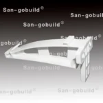 Villa House Roof Building Material Strong Gutter Hanger The Philippines PVC Gutters