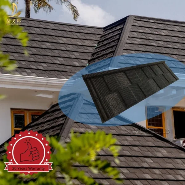 Villa Rooftop Light Weigh Corrugated Roof Sheet Clour Roofing Tile in Kenya Nigeria Ghana Tanzania