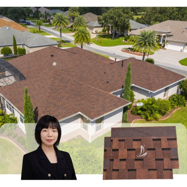 Villa Waterproof Roofing Material Fade Resistant Teja Roof Tile Laminated Asphalt Shingle