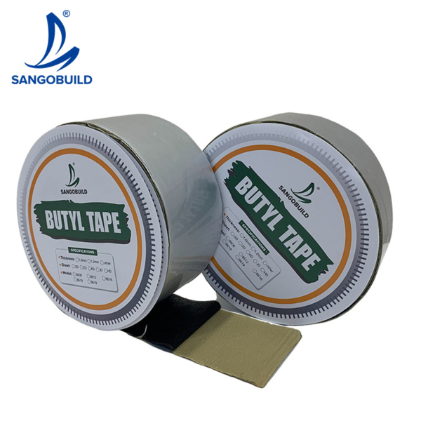 Waterproof Aluminum Foil Butyl Tape Adhesive Sealer Butyl Rubber Flex Roof Sealant Tape for Roof Kitchen Sealing Tape