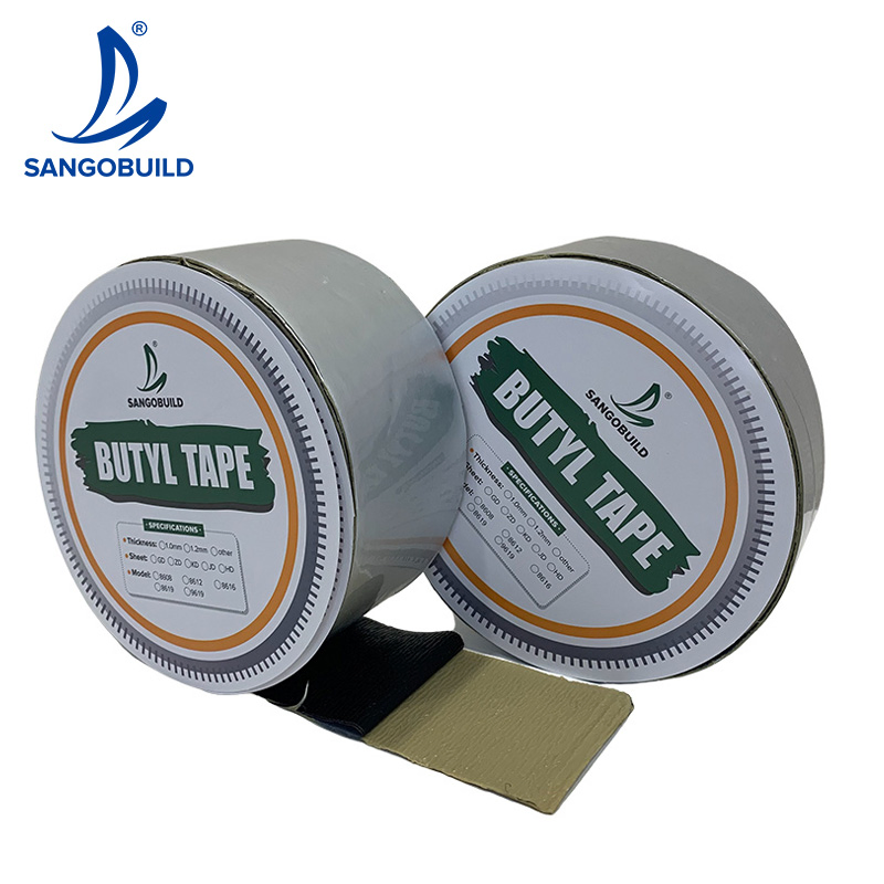Waterproof Aluminum Foil Butyl Tape Adhesive Sealer Butyl Rubber Flex Roof Sealant Tape for Roof Kitchen Sealing Tape Waterproof Aluminum Foil Butyl Tape Adhesive Sealer Butyl Rubber Flex Roof Sealant Tape for Roof Kitchen Sealing Tape