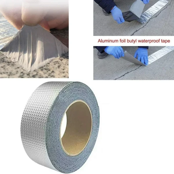 Waterproof Aluminum Foil Self Adhesive Butyl Rubber Tape