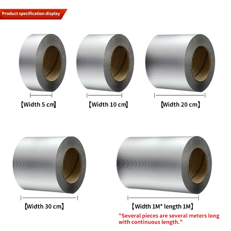 Waterproof Aluminum Foil Self Adhesive Butyl Rubber Tape Waterproof Aluminum Foil Self Adhesive Butyl Rubber Tape