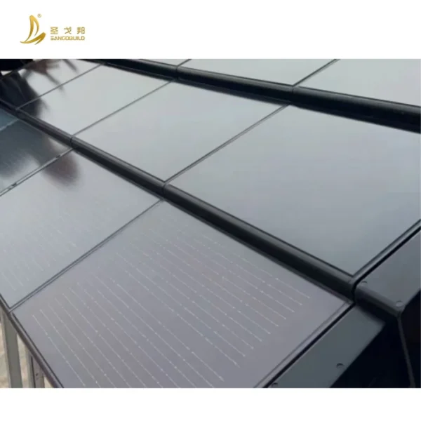 Waterproof Building Materials BIPV Solar Roofing Tiles Photovoltaic Roofing Tiles