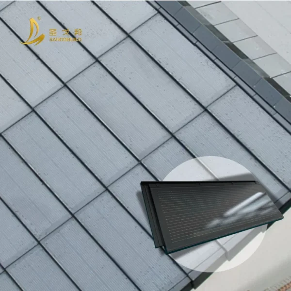 Waterproof Building Materials BIPV Solar Roofing Tiles Photovoltaic Roofing Tiles