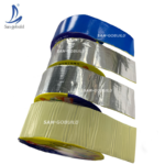 Waterproof Membrane Materials Butyl Rubber Aluminium Foil Tape Aluminum Butyl Rubber Tape