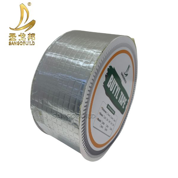 Waterproof Outdoor Single Sided Self-Adhesive Aluminum Foil Repair Butyl Tape Waterproof Outdoor Single Sided Self-Adhesive Aluminum Foil Repair Butyl Tape