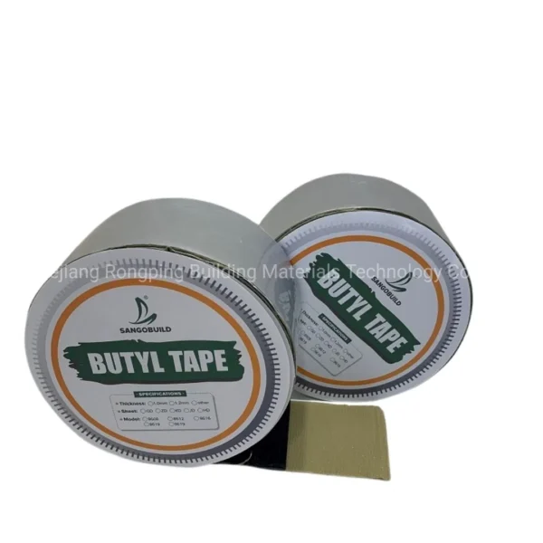 Waterproof Strong Repair Sealant Butyl Sealant Tape Red Aluminum Foil Butyl Tape for Roofing Wall Crack