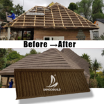 Waterproofing Building Construction Material Color Aluminum Zinc Thicken Stone Coated Metal Roofing Tile Roof Tiles