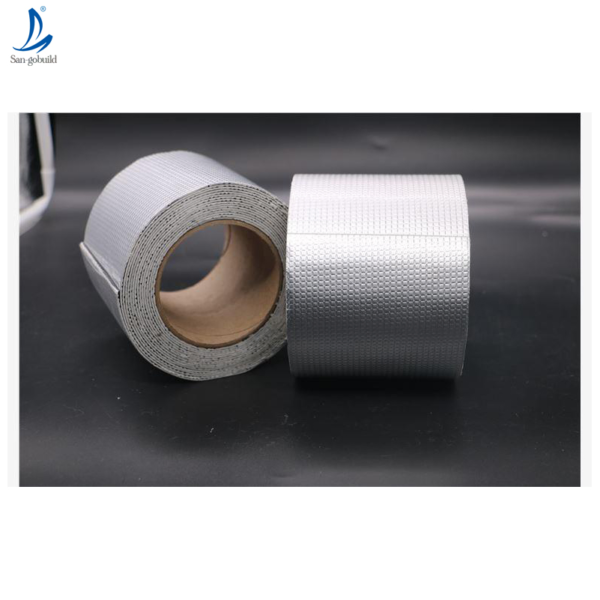 Waterproofing Membrane Single Double Sided Aluminum Foil Butyl Tape Membrane Used for Roof