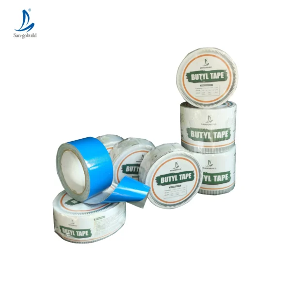 Waterproofing Roof Repair Verified Aluminum Foil Butyl Rubber Tape Self Adhesive