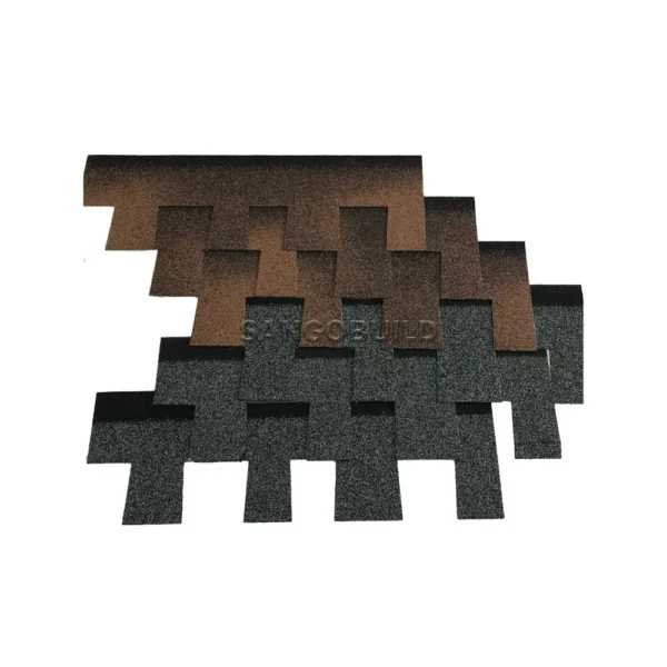 Weather-Resistant Roof Tiles Fiberglass Structural Roofing Materials Economical Asphalt Roofing Shingle
