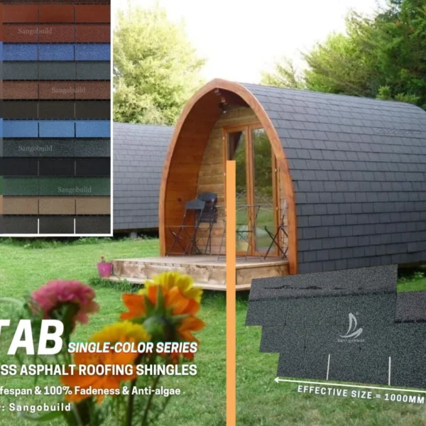 Weathering Resistance 3 Tab Cheap Asphalt Shingle Roofing for Philippines