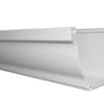 Weathering Resistance Plastic Rain Water Collector Seamless Guttering Villa House Roof Decorative Downspouts PVC Calhas