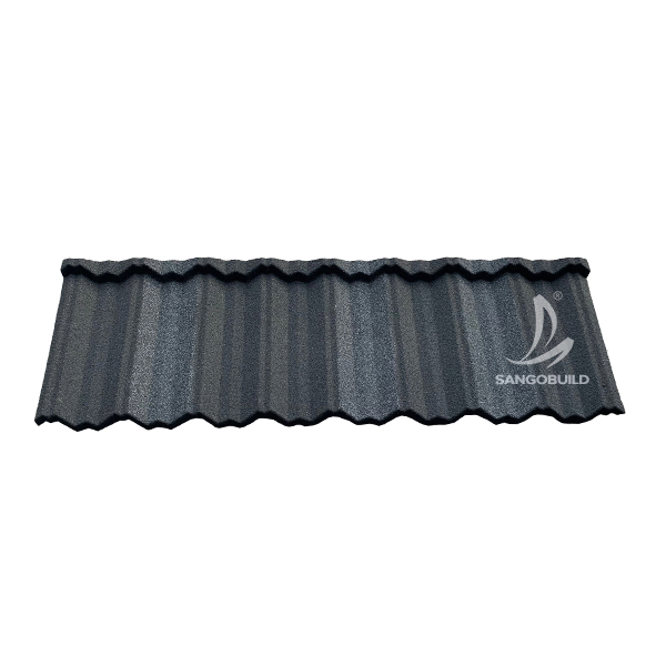 West Africa Ghana Construction Materials Aluzinc Golden Colour Roofing Sheets Stone Coated Aluminum Roofing Tiles