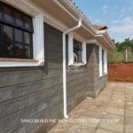 White Vinyl Rain Plastic Water House Roofing Drain PVC Pipe Rain Gutter