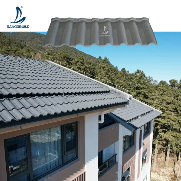 Wholesale Building Material High Performance Stone Coated Roof Tiles