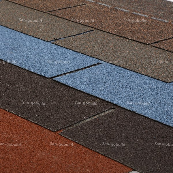 Wholesale Building Materials Roofing Shingles Price Red Blue Black Asphalt Roofing Shingles