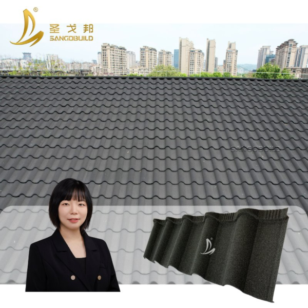 Wholesale Price Aluminium Roofing Shingle Lightweight Golan Stone Coated Metal Roof Tile