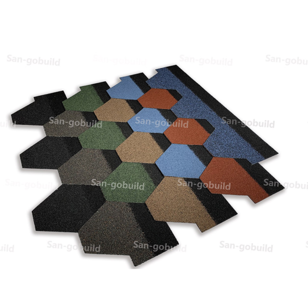 Whosale Price Roof Tile Fiberglass Asphalt Roofing Shingles for Villa Roofing