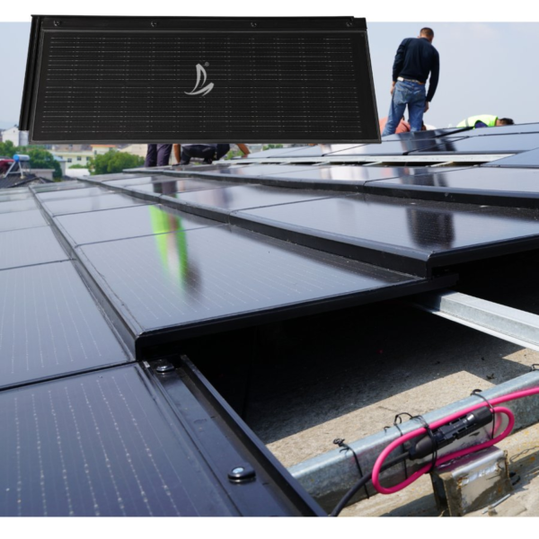 Wind-Resistant Solar Building Material 95W Solar Panel Photovoltaic Tile Solar Roof Tile
