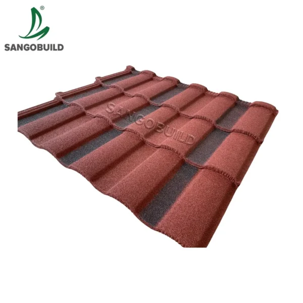 Withstand Extreme Conditions Stone Coated Metal Roofing Sheet Roof Shingles