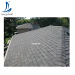 Wooden House Double Layer Laminated Asphalt Shingle Bitumen Roof Tiles